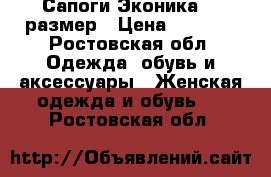 Сапоги Эконика 39 размер › Цена ­ 5 000 - Ростовская обл. Одежда, обувь и аксессуары » Женская одежда и обувь   . Ростовская обл.